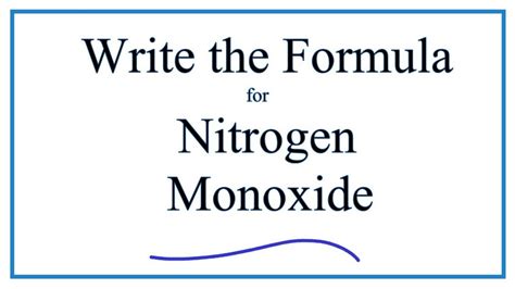 Nitrogen monoxide formula - Best Answer. Copy. There are two compounds that you may be thinking of. The stable compound known as Nitrogen Trioxide is also known as Dinitrogen Trioxide, which has the molecular formular N2O3 ...